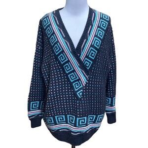 Maser Maser M Vintage Wool 80s V-Neck Sweater